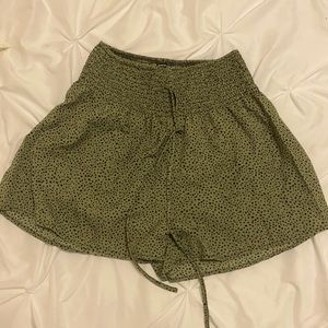 Poka dot beach shorts